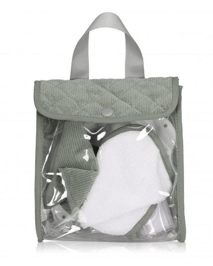 Poppen Eetsetje corduroy mint