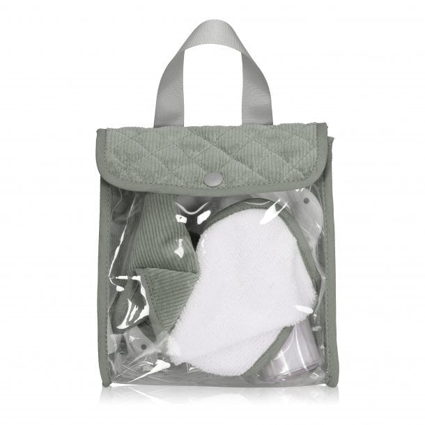 Poppen Eetsetje corduroy mint