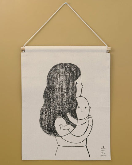 Abrace – Kinderwanddecoratie van Marta Abad Blay - Wanddecoratie