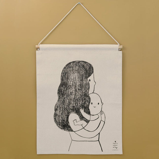 Abrace – Kinderwanddecoratie van Marta Abad Blay - Wanddecoratie