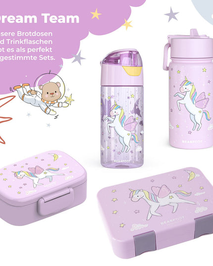 Thermo children's drinking bottle stainless steel - water bottle - thermo - Unicorn purple