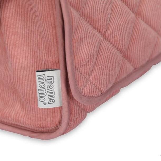 Poppen Verzorgingstas corduroy roze
