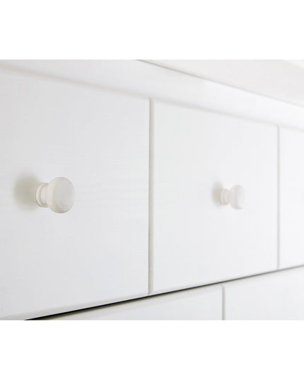 Startset 'Pino' breed groot3 delen: ledikant, brede commode, grote kledingkast