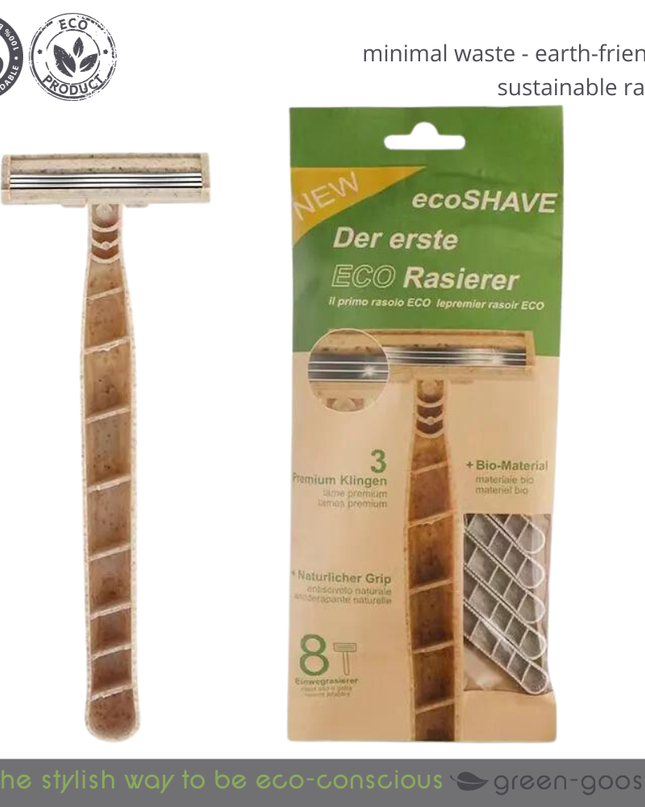 green-goose Bio-based Scheermesjes | 24 Stuks