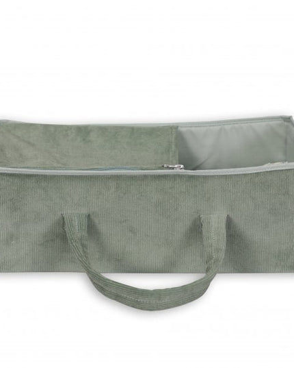 Reiswieg met dekbed en kussen, mint corduroy