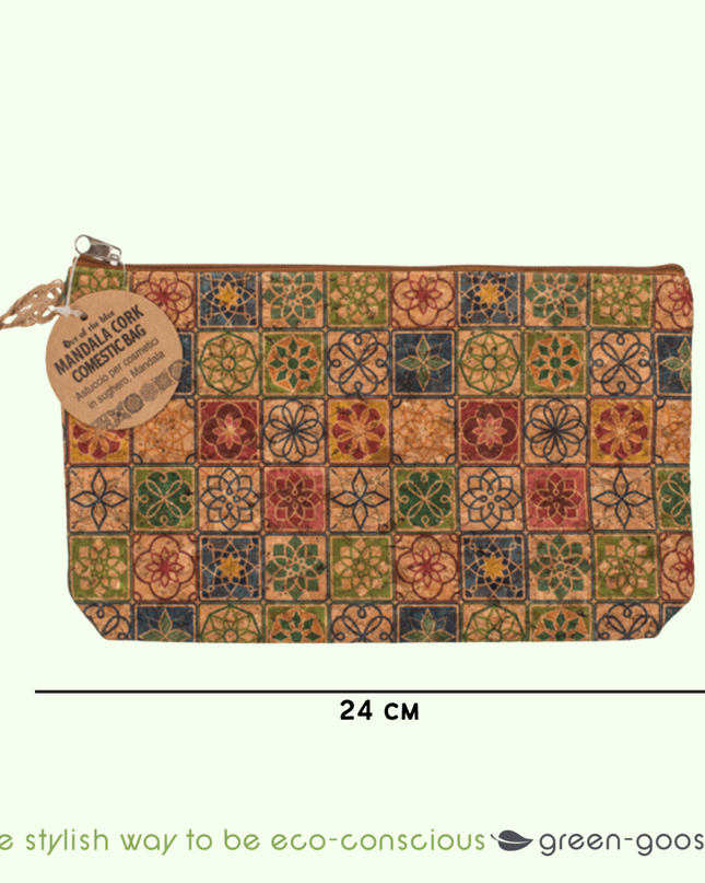 green-goose Bamboe Make-up Kwasten in Kurk Tasje