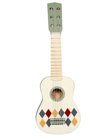Gitaar met 6 snaren Harlekin muziekspeelgoed