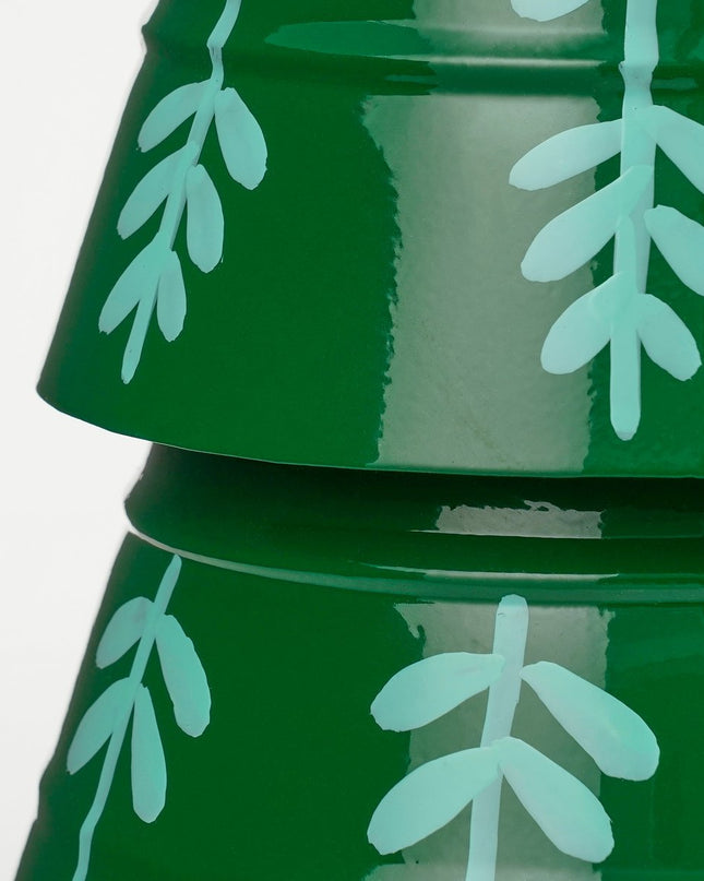 Decoratie Kerstboom - H46 x Ø13 cm - IJzer - Groen