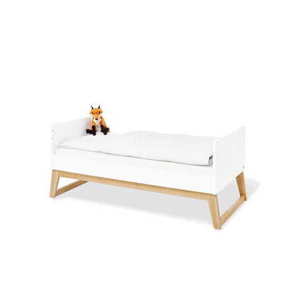Startset 'Bridge' breed groot, incl. wandplank4 delen: ledikant, brede commode, grote kledingkast, wandplank