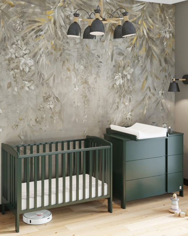 YappyQu crib, light gray