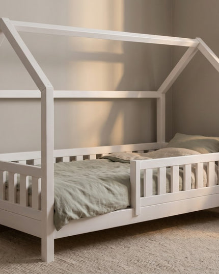 YappyTrygg huisbed peuterbed 160-80cm, Wit