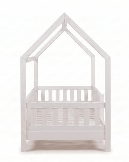 YappyTrygg huisbed peuterbed 160-80cm, Wit